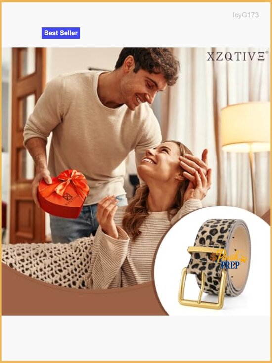 Wide Chunky Suede Belt with Gold Buckle for Dresses main image 5